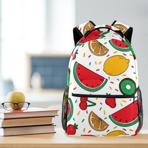 Sac à dos d'école multicolore pour adolescents et filles - 5