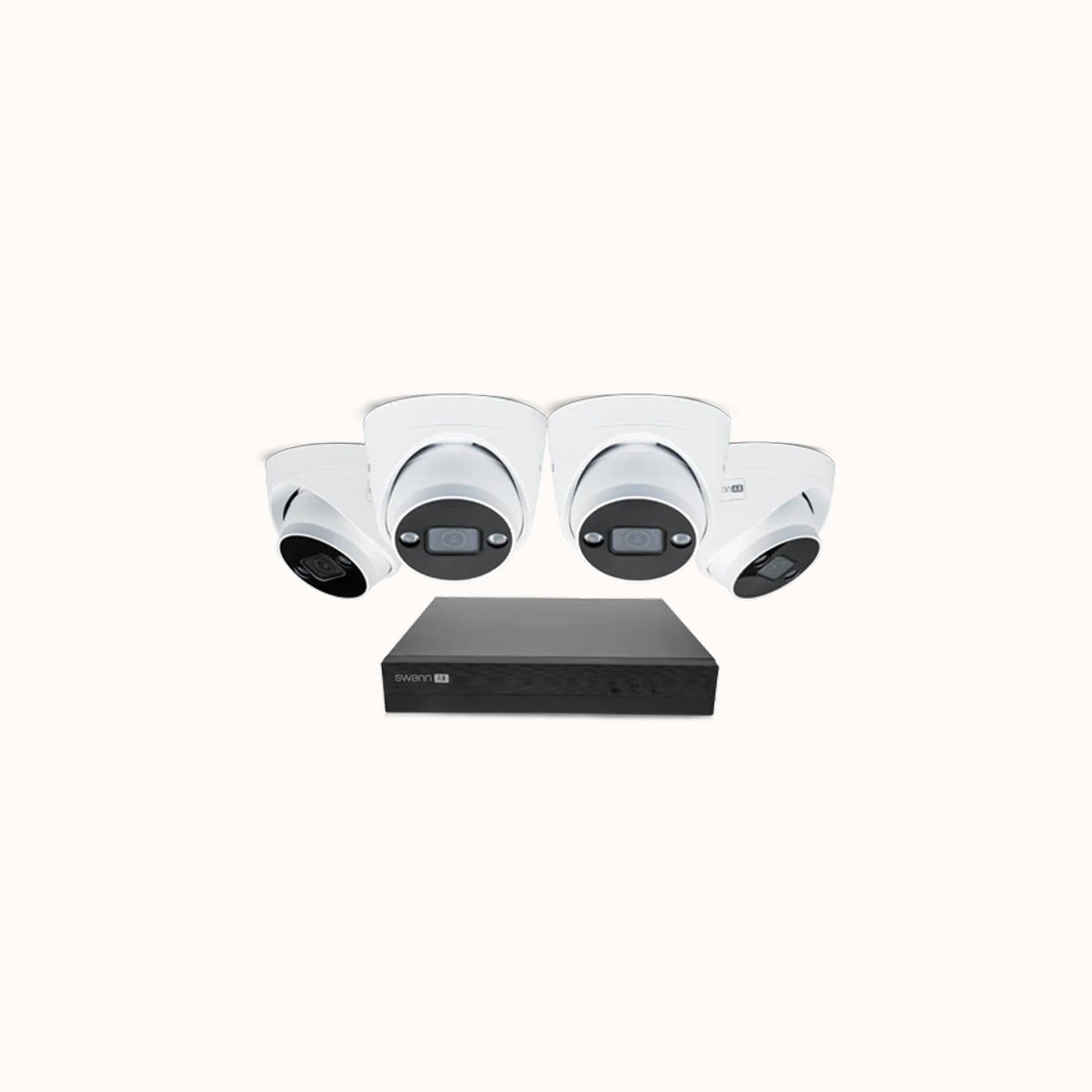 Swann AdvancedX 4K 1TB 8-Channel Wired PoE NVR CCTV with 4 Dome Camera Kit