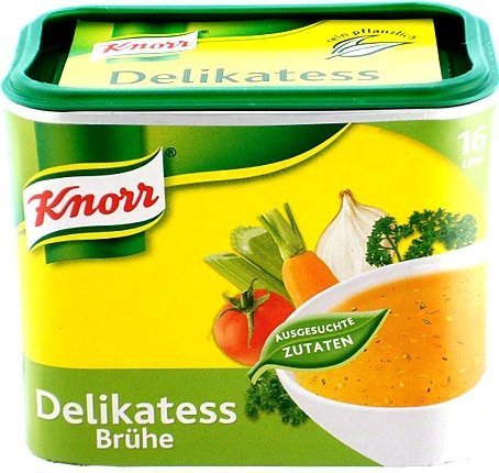Knorr Instant Clear Broth ( Delikatess Bruehe ) for 16 Liter