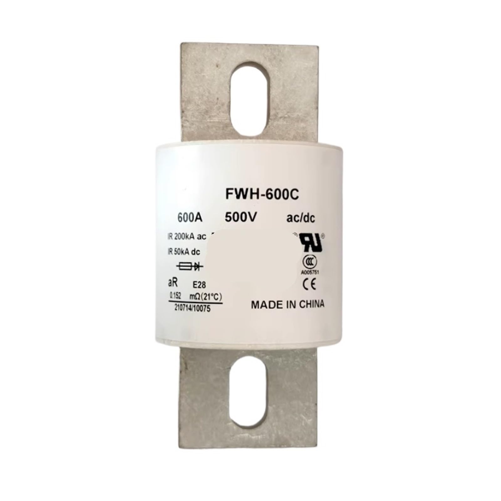 CLBSWYEJK 1PCS FWH-300C FWH-350C FWH-400C FWH-500C FWH-600C 500V fuse(FWH-600C 600A 500V)