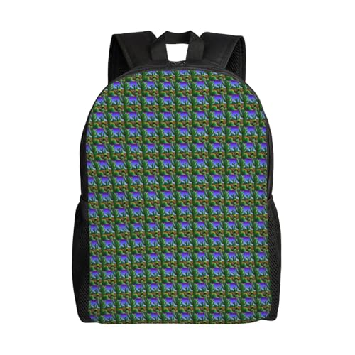 AYYQWE Mochila unisex impermeable de gran capacidad con estampado de cactus y desierto para senderismo, acampada, viajes al aire libre