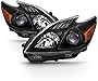 ACANII - For Upgrade Black 2010-2011 Toyota Prius Halogen Headlights Headlamps Driver + Passenger Side