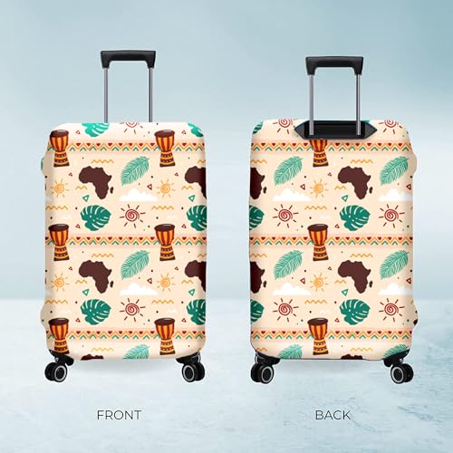 Image of Nasher Miles Polyester Protective Luggage Cover Set of 3 (Small-Medium-Large) - Coastel Melody