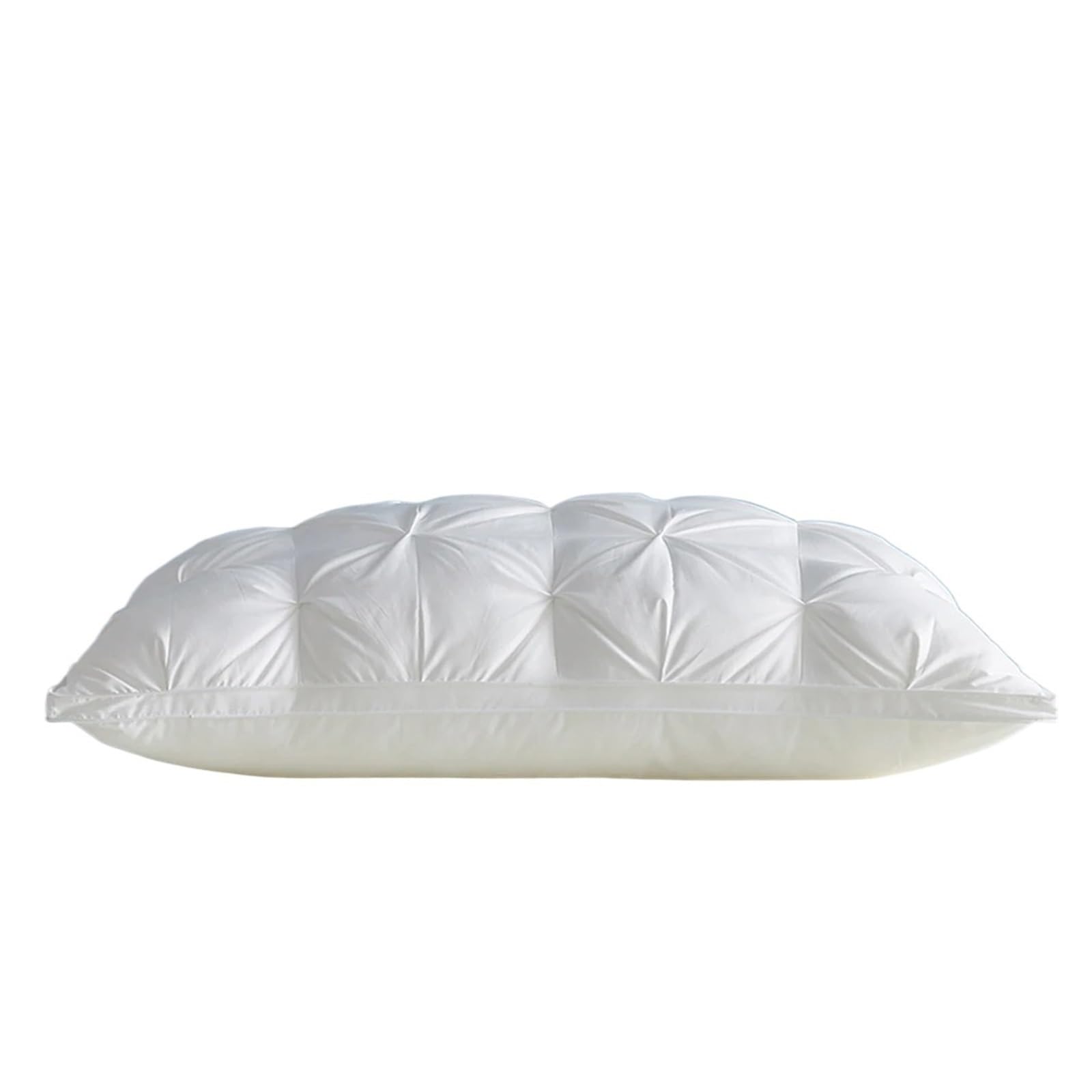 Noble White Goose Down Pillow Sleep Down-Proof Queen King Cotton Neck Protection Bed Pillows
