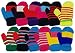 12 Pairs Winter Magic Gloves for Kids Toddlers, Stretchy Warm Bulk Pack Boys Girls Children (12 Pairs Mittens)