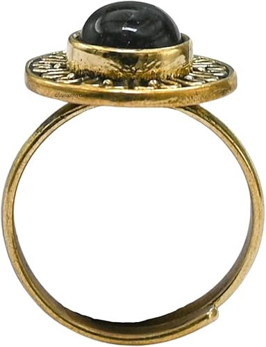 Miniatura 3 de Tigers Eye Rings for Women and Teen Girls - Silver Tigers Eye Crystal Ring Birthstone Jewelry - Healing Crystal Gifts for Her, Mothers Day,