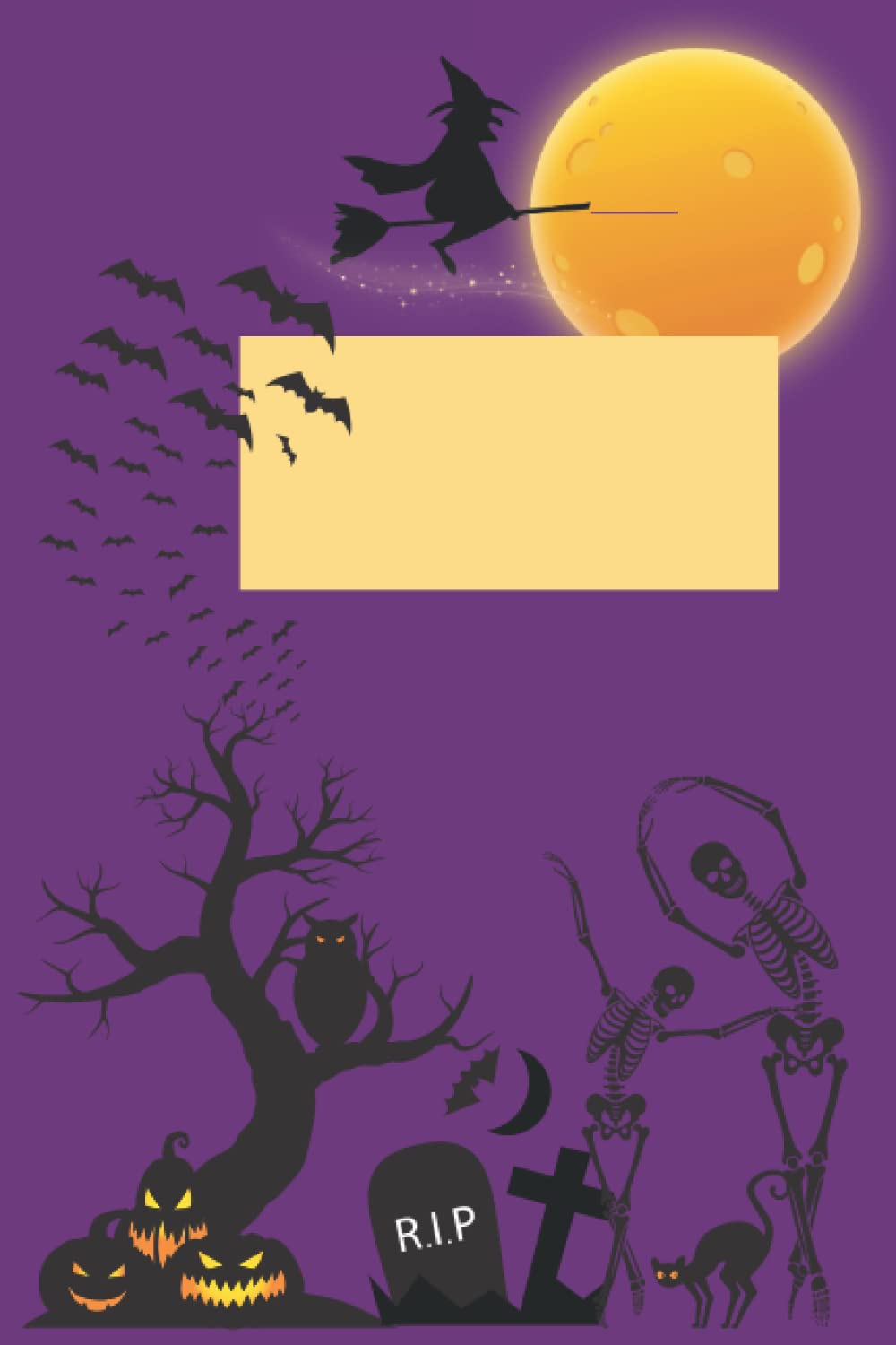 Spooky Halloween Composition Notebook: Halloween Composition Notebook, Graph Paper Composition Notebook for School or College Students
