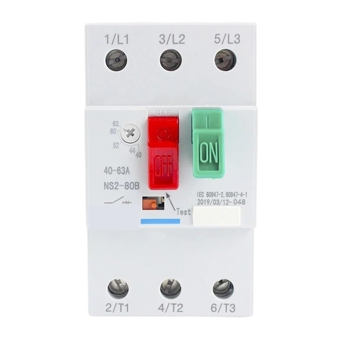 Moteur starter triphasé NS2 disjoncteur de protection 40A 80A