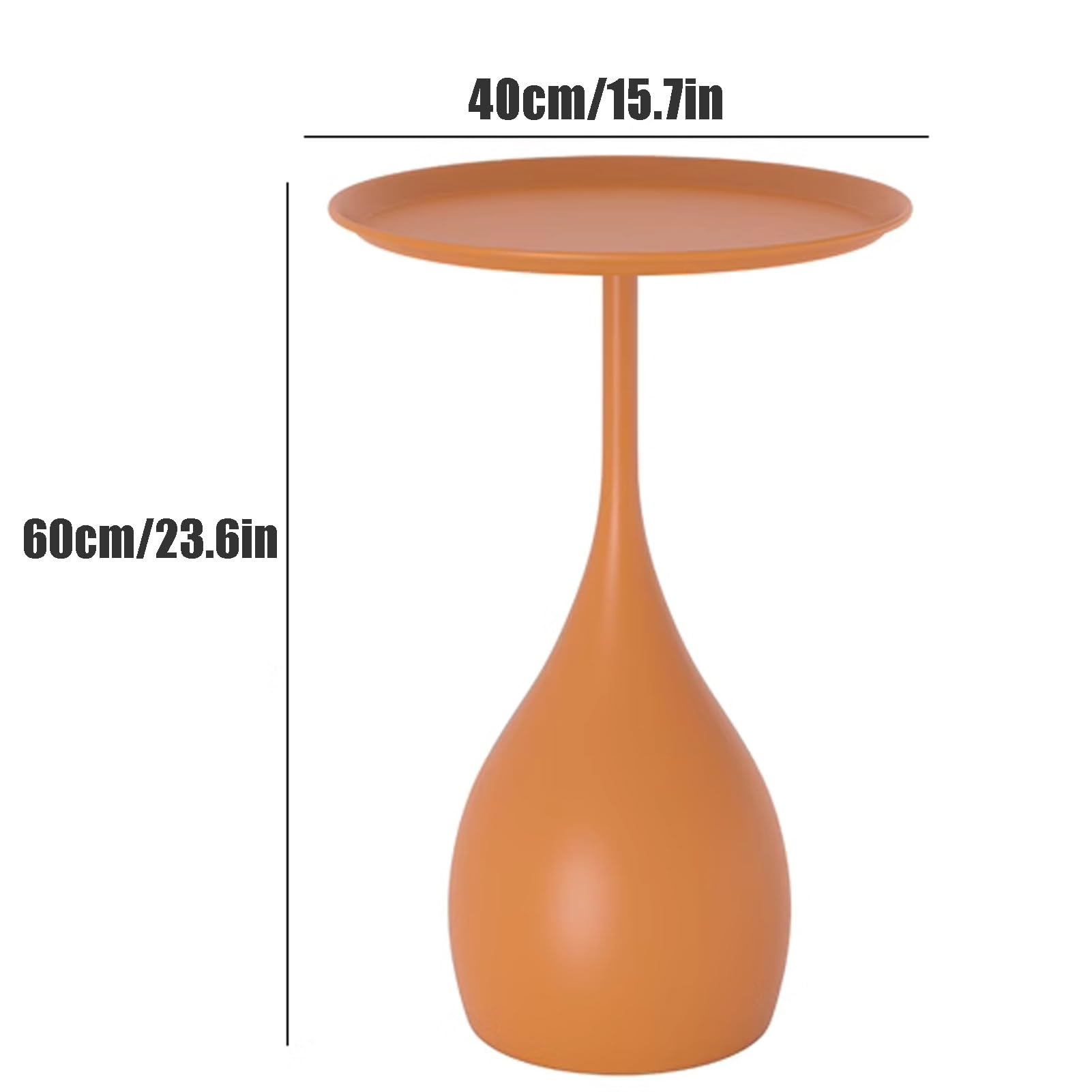 Minimalistyczny luksusowy stolik końcowy mała sofa stolik pomocniczy stolik nocny do sypialni i salonu taca na kawę ozdobny stół nowoczesny mandarynkowy akcent meble