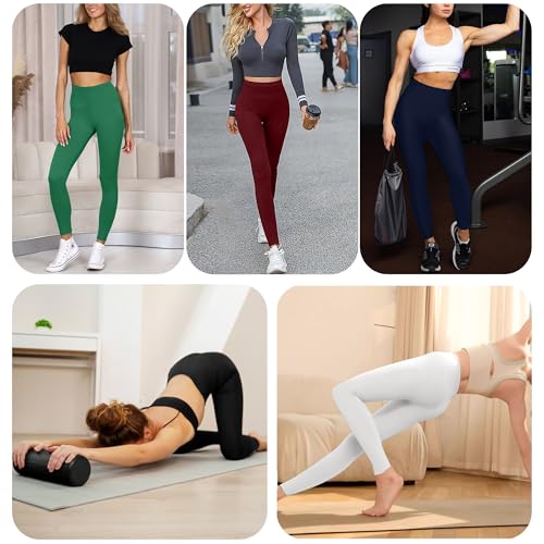 Mallas deporte mujer con elasticidad premium para yoga sin transparencias 6