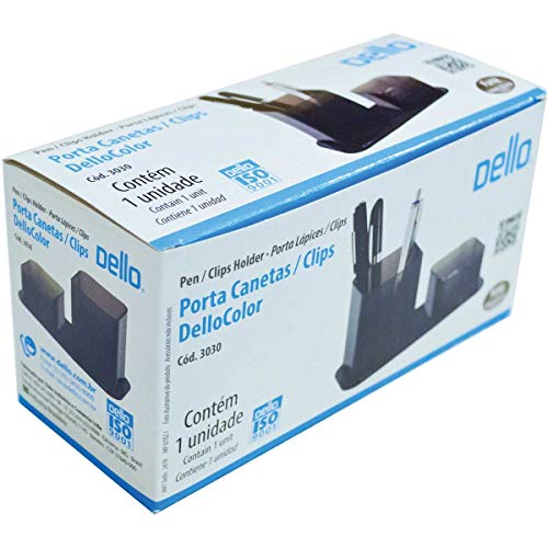Porta Canetas Duplo Fume, Dello, 3030.I.0012, Fumê