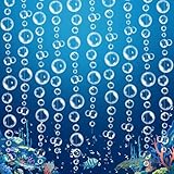 ADLKGG 10 Strings Under The Sea Party Decorations, White Bubble Garlands for Little Mermaid Ocean Theme Birthday Party Supplies Hanging Streamer Beach Banner Under Water Baby Shower Backdrop Decor