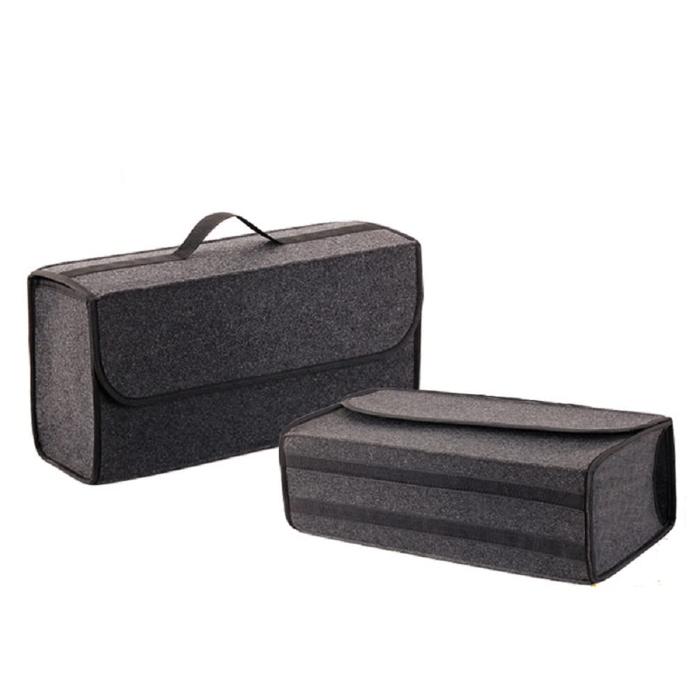 BEONEBEONE Car Trunk Non-Slip Organizer (A, Deep Grey)