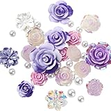 modele papillon perles a repasser Matériau de haute qualité: la matière première de ces fleurs en résine est une résine non toxique, l'apparence est colorée, réutilisable, durable, légère et solide, vous pouvez coller ce que vous voulez décorer.