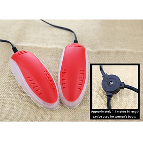 Secador de zapatos y calentador con luz violeta rojo miniatura 7