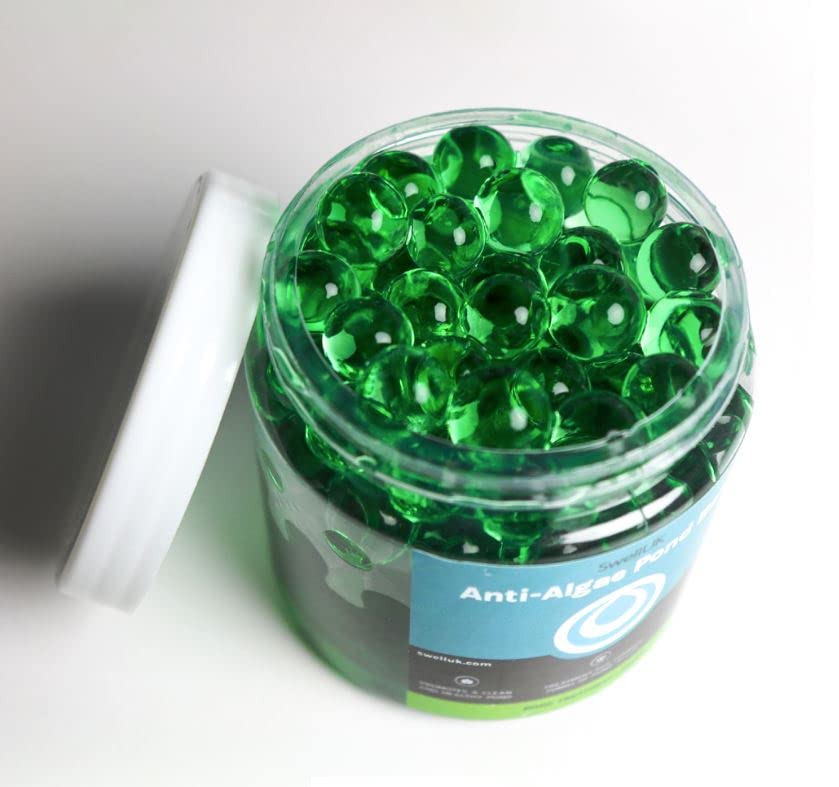 Swell Anti Algae Pond Balls 1000ml tub. Pond Algae Remover and Pond Cleaner