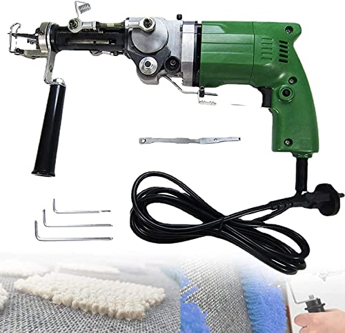 Gaoao Alfombra Tufting Gun,Máquina De Tejer Alfombras Eléctrica Pistola De Mechones De Alfombras Tufting Gun Tufting Maquina Herramientas para Hacer Alfombras para Alfombras De Seda/Lana/acrílicas Cover