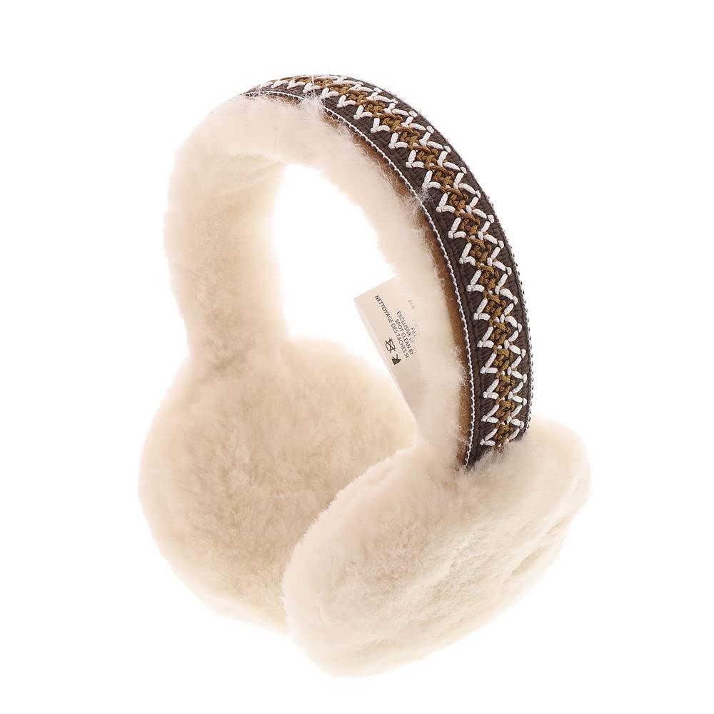 UGG EARMUFF UGG Women's Sheepskin Tasman Earmuff, Chestnut
