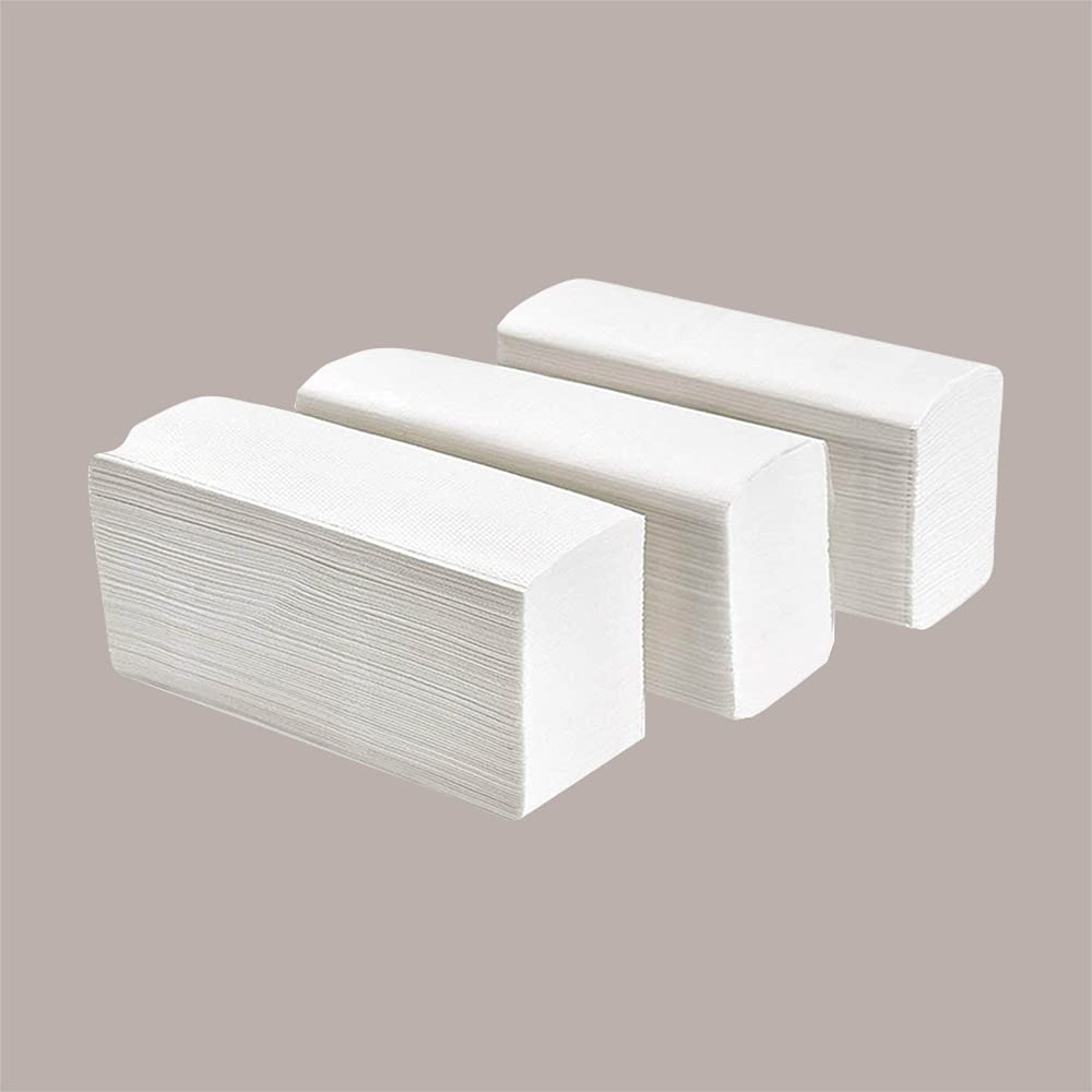 Lucgel Srl - 3630 toallas de papel Acquastream dobladas en Z 23 x 23 cm para distribuidor