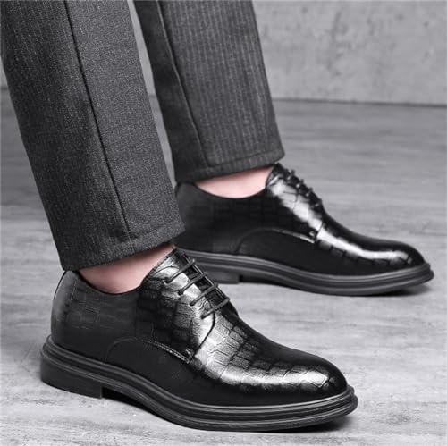 Casual Height Increasing Dress Shoes Comfort Walking Shoes for Male Lace-Ups Business Work Office Dress Shoes4