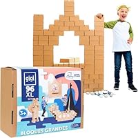 Juego Construcción Grande Gigi Bloks Tamaño XXL 100 Ladrillos De Cartón Encajables Y Apilables Bloques Gigantes Construcciones Imaginación 3