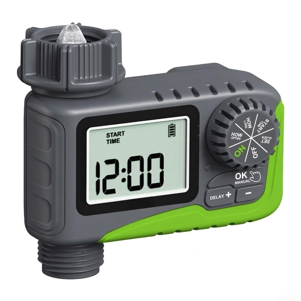 Timer per irrigazione da giardino con ritardo della pioggia (A)