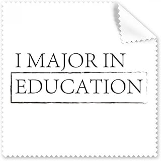 Quote I Major in Education Cleaning Cloth Phone Screen Glasses Cleaner 5pcs