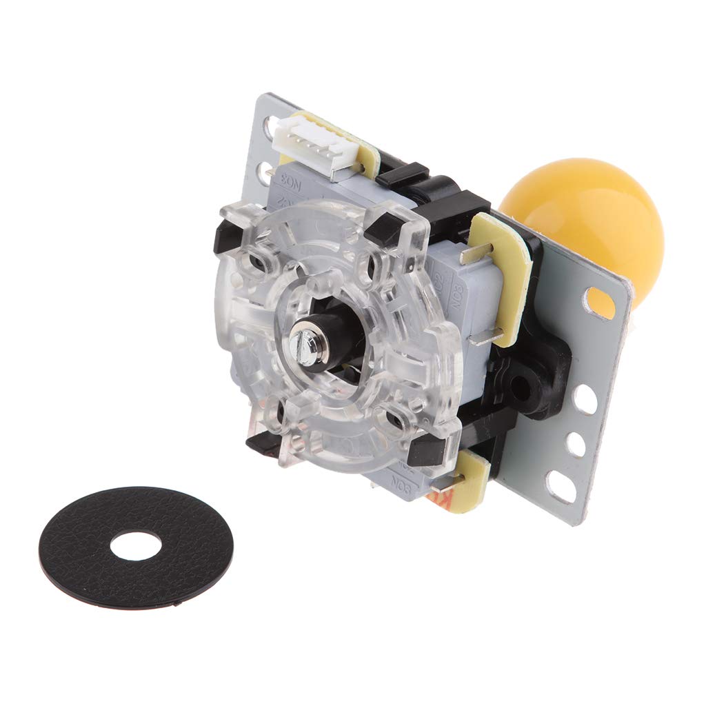 arythe Arcade Game Machine Joystick PC Fighting Stick 35mm Ball Yellow