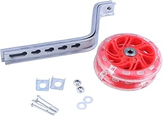 CLISPEED Bicicleta Leve Balanceamento De Bicicleta Carrinho De Passeio Roda Secundária Rodas De Treinamento Acessórios Mudo Flash Roda Auxiliar De Equilíbrio Roda Auxiliar Acessórios