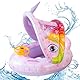 BNWRRCVKE Schwimmring Baby UPF 50+, Baby Schwimmring mit Sonnendach Entfernbar, Perfekt Schwimmtrainer für Kinder 6 Monate bis 36 Monate