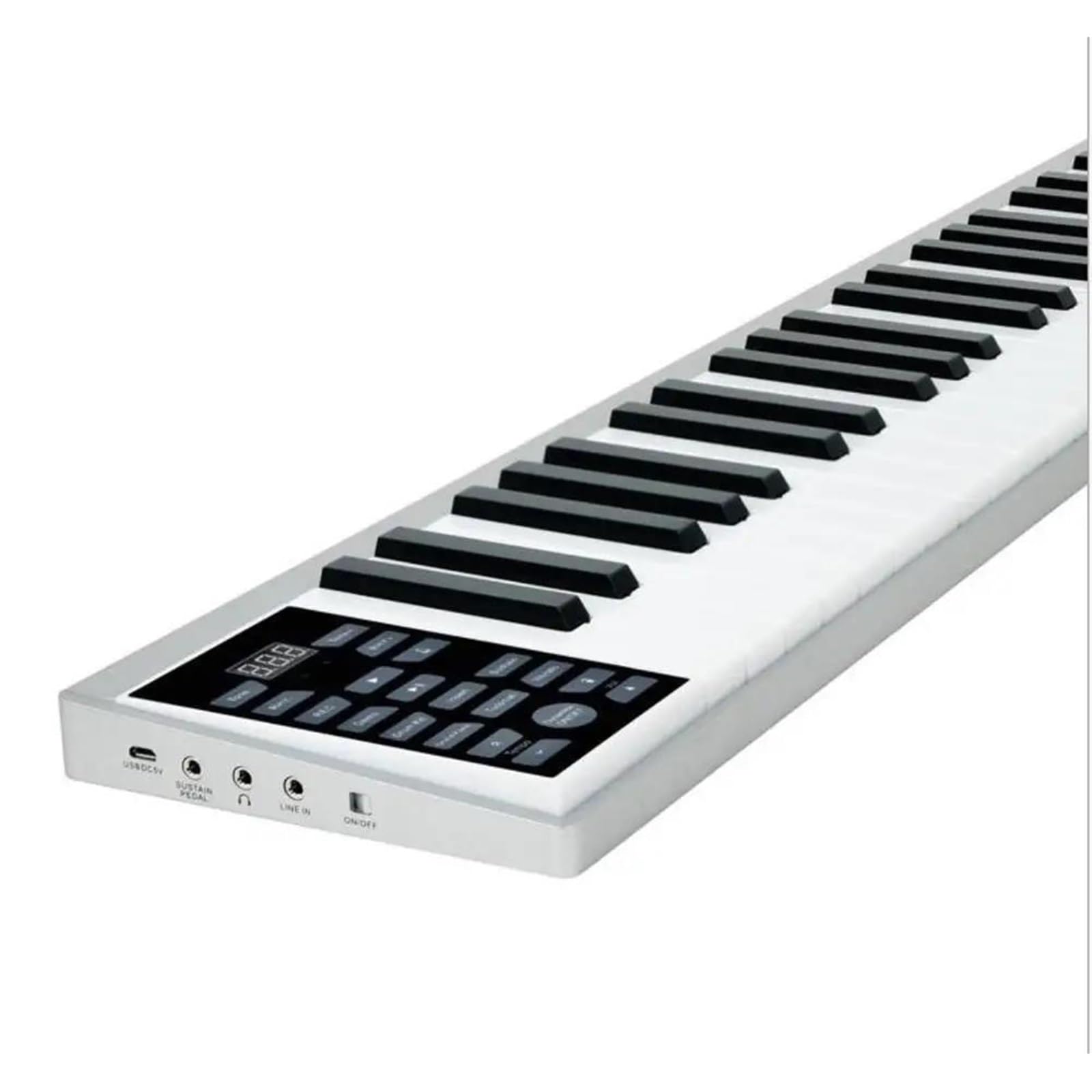 Pianino Elektroniczne Dla Początkujących Przenośne 61 Klawiszy Ultracienki Wielofunkcyjny Instrument