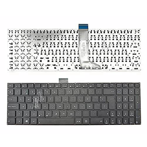 IFINGER Teclado Español Latino Compatible para con portátil ASUS F551 F551c F551ca F551m F551ma F551mav En Repuesto Cover