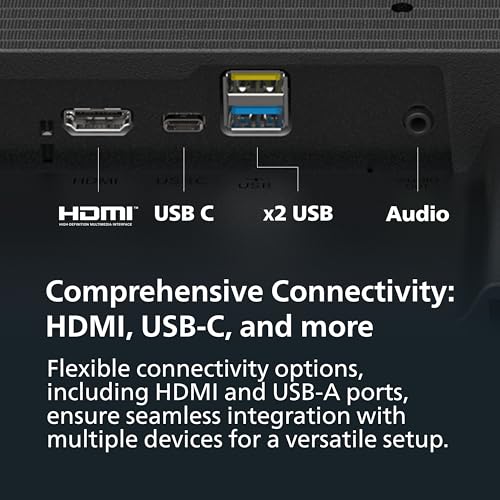 Image of Philips 27E1N1300A 27 inch IPS FHD (1920 x 1080) Monitor,100Hz 1ms, USB-C, Built-in Speakers, LowBlue Mode, Flicker-Free, VESA, 4Yr Advance Replacement Warranty