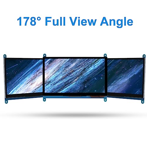 Image of 7 Inch IPS Touch Screen Display 1024x600 Capacitive Screen HDMI HD Screen Full View Color LCD Liquid Crystal Screen for Windows 10 8 7, BB Black etc