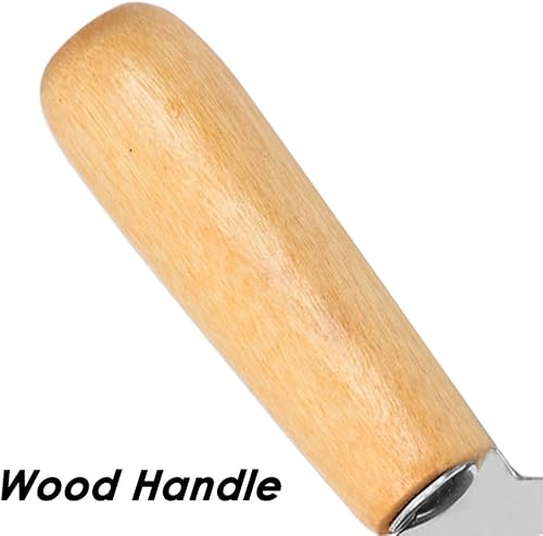 Miniatura 3 de DaKuan Esparcidor de mantequilla con mango de madera, 4 pulgadas, cuchillos para condimentos de queso crema, juego de 6