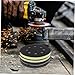 KALLORY 4pcs Automobile Buffer Pad Soft Sponge Sander Pad for Polishing Metal Polishing Air Sander Buffing Wide Usage for Home Industrial