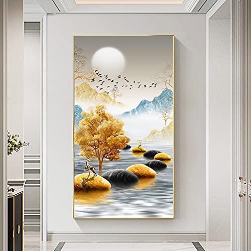 Broderie point de croix art crafts pour combler les grands murs vides