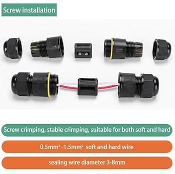 MOKALANケーブル 新品未使用2箱 Amazon | ケーブルコネクタ防水、Dujelixa ミニジャンクション