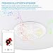 ALLOMN Luz Techo LED, Lámpara de Techo Música Bluetooth Inteligente Luz Cambio...