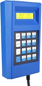 Jectse LCD Display Elevator Test Tool,Blue Plastic Elevator Server Debugging Fit,for Detect Elevator Status