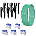 ECENCE 3m câble périphérique + 5X Connecteur + 10x Piquets de Terre pour Fixation, Kit d’Accessoires et de réparation pour Robot-Tondeuse Utilisation Universelle