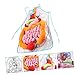 SKISUNO Human Body Organ Apron for Boys and Girls Anatomy Learning Toy Boys and Girls Chef Apron Bulk