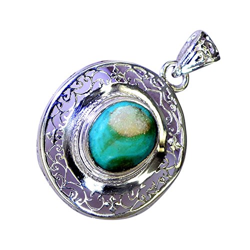 Bijoux en argent et turquoise véritable, collier artisanal haut de gamme