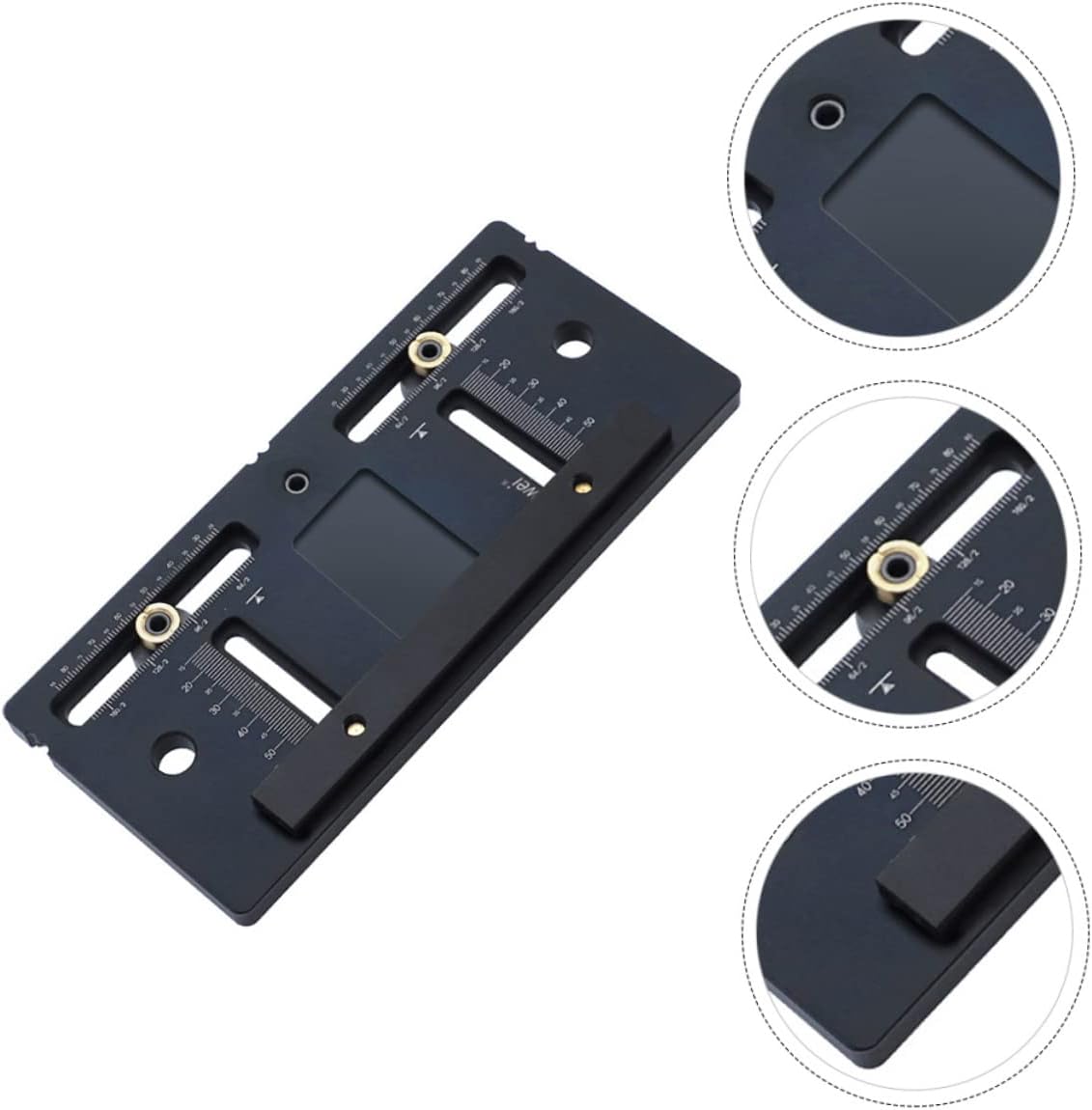 Adjustable Hole Locator Tool for Woodworkers Precision Punching Guide for Cabinet and Door Handles Durable for Easy Diy Installation