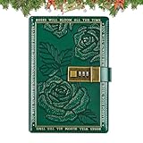 Rappel impressionnant : ce carnet à serrure offre un espace privé pour enregistrer vos pensées, tandis que sa combinaison de couleurs douces et son motif rose classique ajoutent de l'élégance. Le soin et la célébration sont exaltés, car il devient un souvenir festif, pour la réflexion personnelle lors d'occasions spéciales
