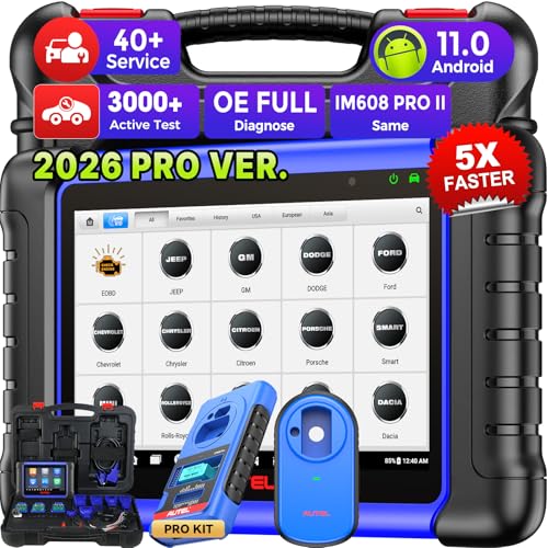 Autel Scanner MaxiIM IM508S PRO w/ $569 PRO Kit, 2026 Full Bundle Pro Version, Same as IM608 PRO 2/ IM608S II, Enhanced All-Sys Diagnostic, Bidirectional Scan Tool, 3000+ Tests, 40+ Service, OS11, FCA