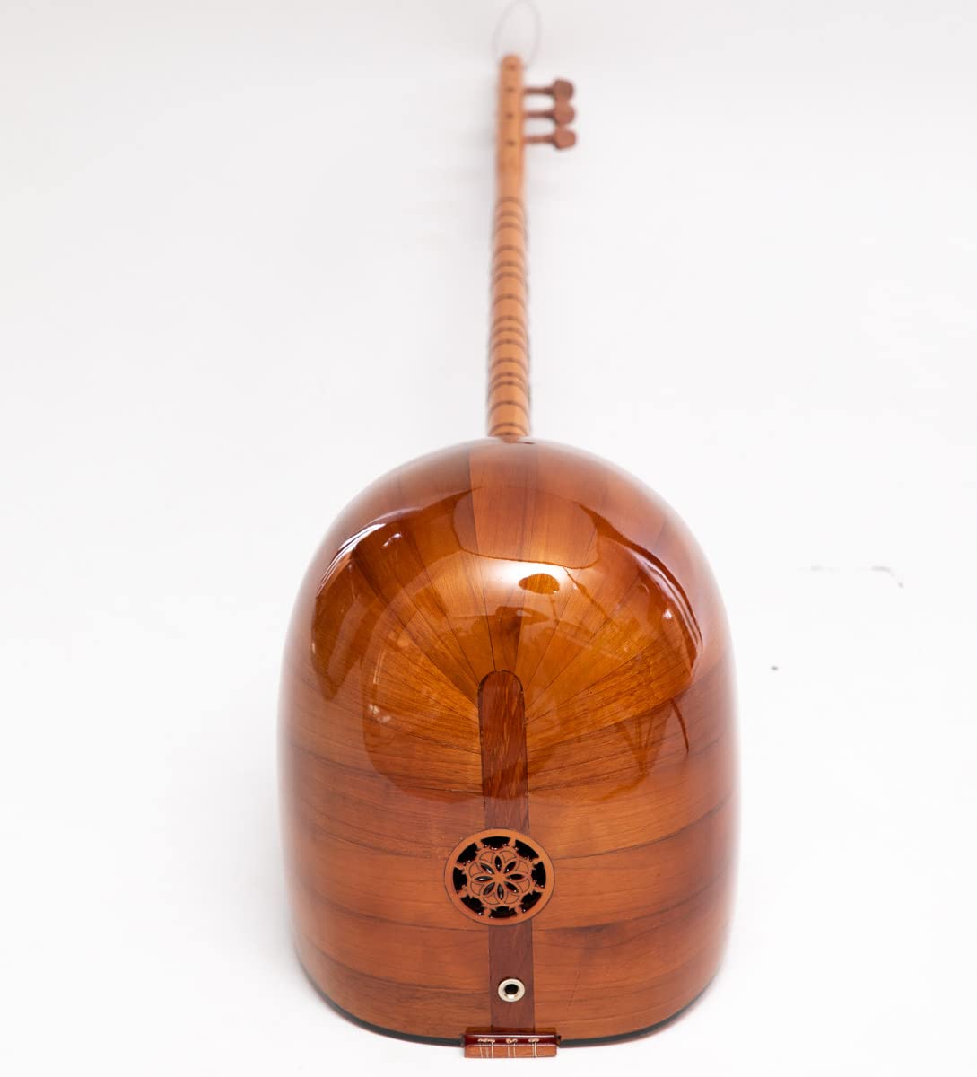 Long Neck Turkish Saz made of Cherry with built in Pickup, hand made instrument! - Image 5