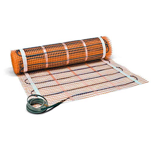 Super Cheap 🛒 SunTouch (120V) Floor Heat Mat 25 sq ft, 30 x 10 configurable to fit Your Space, adds Luxury and Comfort to Any Room, mesh Design Allows for Fast and Easy one-Step Mortar Install Before Tile/Stone