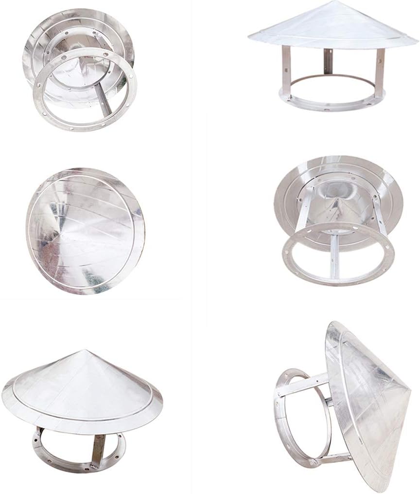 Chimney Cover, Chimney Cowl Cap for Ducting Ventilation Cap Rain Hat Hood Pipe Rain Cover Protector Cap Ending Roof Cowl Tool