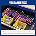 WORKPRO 2-Pack Plier Organizer Rack, Pliers Holder and Cutter Organizers with Non-Slip Rubber Base, 20-Slot Tool Box Organizer, Tool Drawer Organizer, Tool Storage, Plier Rack (Pliers Not Included)